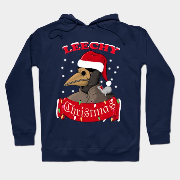 Plague Doctor But Did You Try Leeches Leechy Christmas Hoodie by TuuliTuule